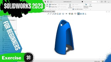 SolidWorks Exercises for Beginners #39 | SolidWorks Tutorial