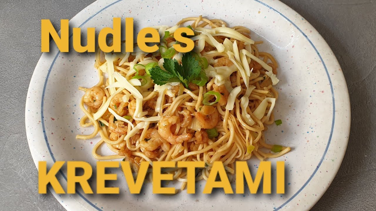 Čínské nudle s krevetami... 👌