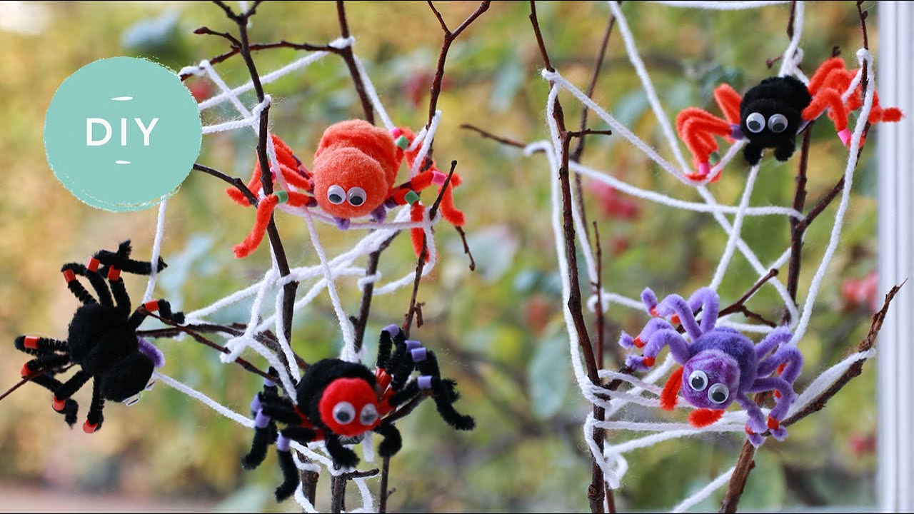 Spin knutselen | Zo maak je een vrolijke spin in een spinnenweb!