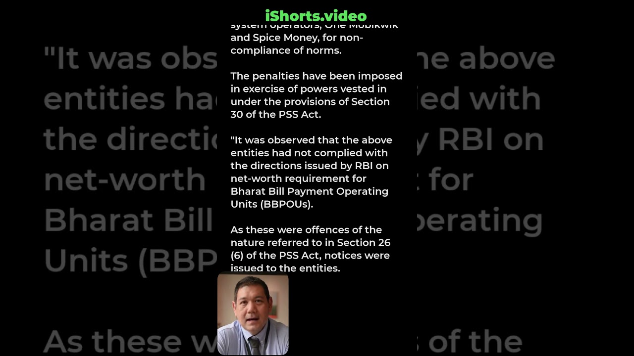 Rbi imposes penalty of rs 1 cr each on one mobikwik spice money