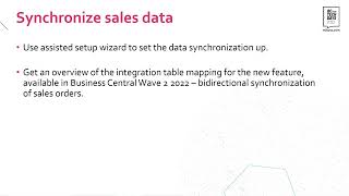 BC TechDays 2022 - Better together Business Central and Dataverse