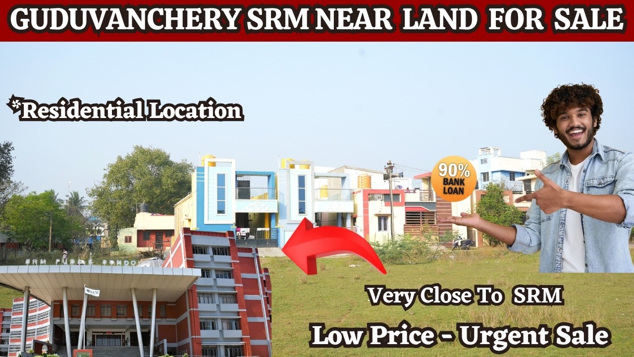 Resale Plot Urgent Sale‼️Guduvanchery Land Sale | Near Velammal School🏠Low Price