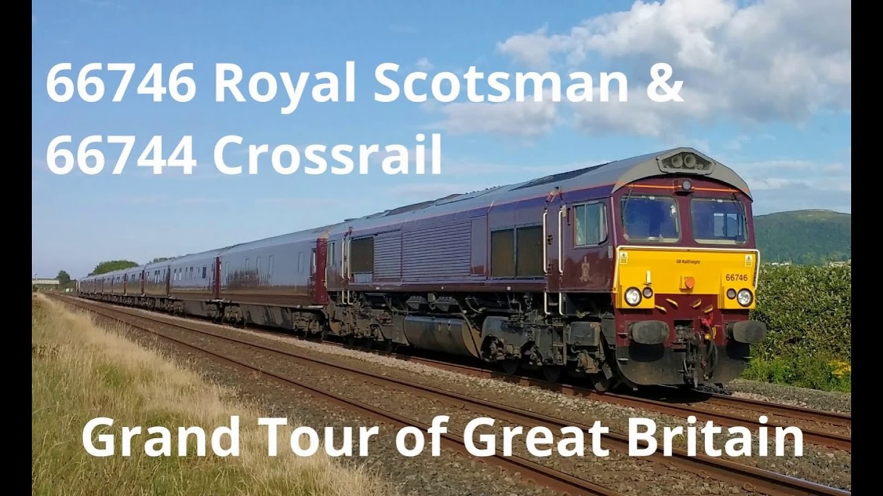 Prestatyn 9.7.2017 - GBRF 66746 & 66744 Belmond Royal Scotsman Great ...