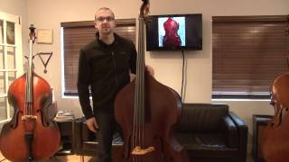 Upton Standard Double Bass and a Kay C1 Upright Bass