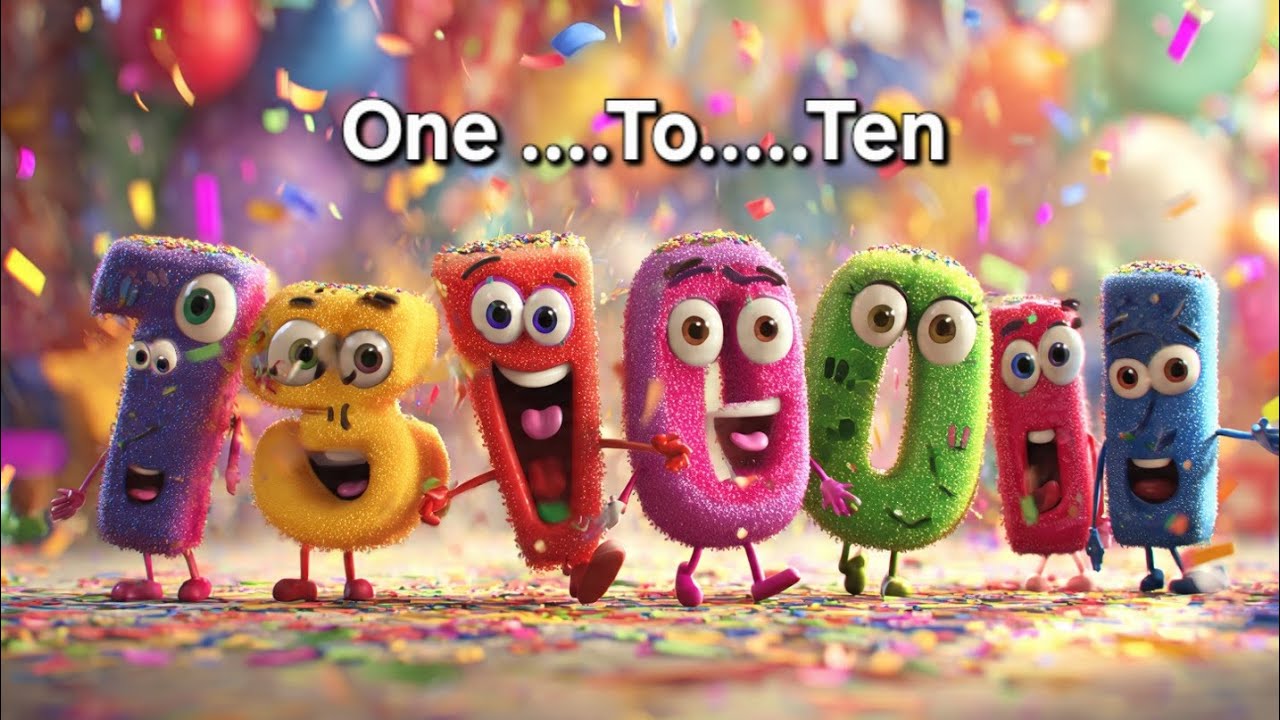 Learn to Count 1-10 | Fun Drawing and Counting for Kids | Preschool Learning Animation