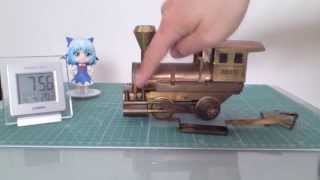 Oゲージ蒸気機関車模型「弁慶号」簡易説明The gage steam train model