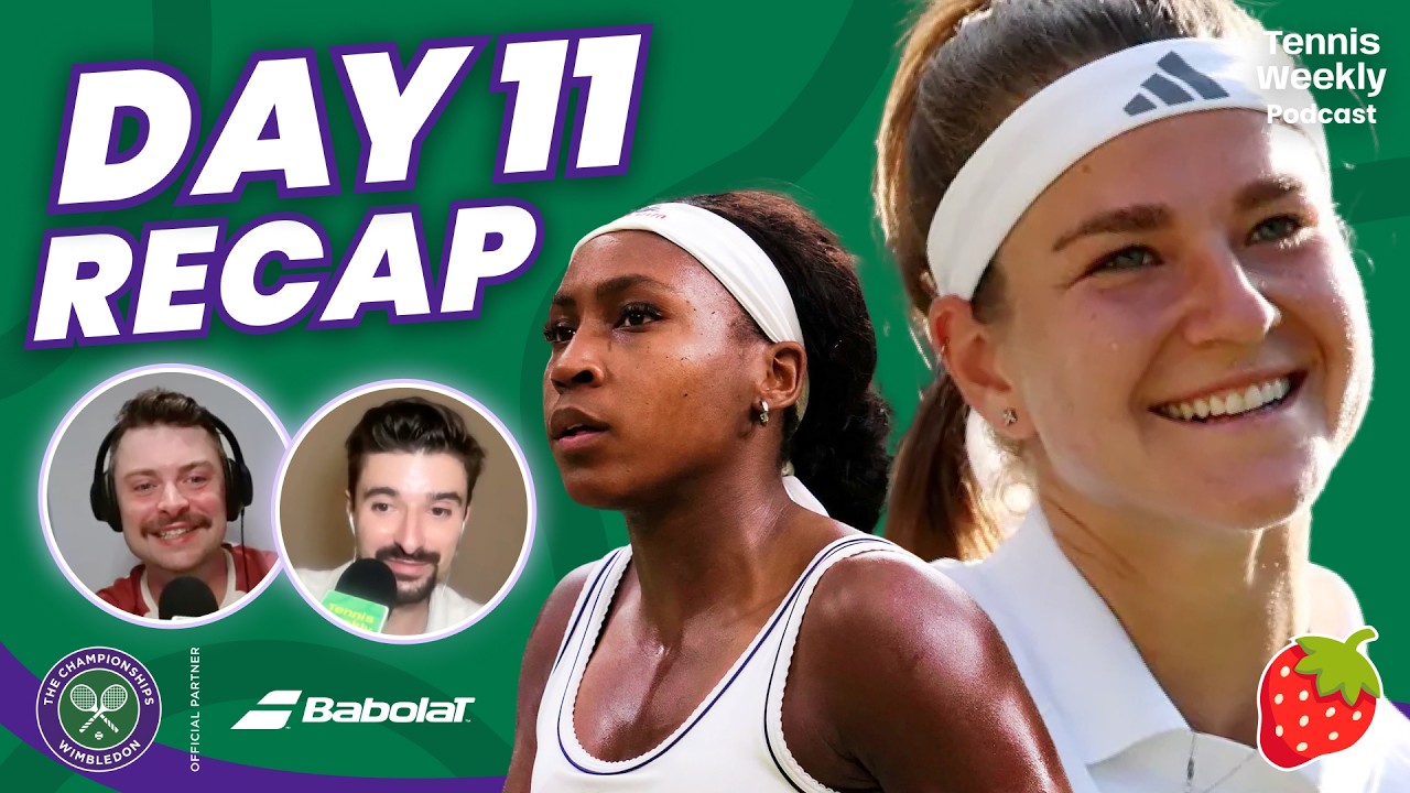 MATCH of the YEAR! Muchova DEFEATS Gauff saving MATCH POINT to make all CZECH FINAL | Wimbledon 2026