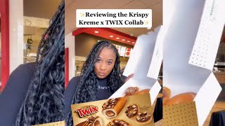 Krispy Kreme x TWIX Donuts REVIEW: Is It a Match Made in Heaven? *TASTE TEST*