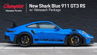 Porsche 911 GT3 RS (992) w/ Weissach Package in Shark Blue