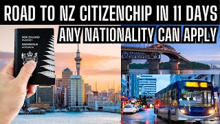 The road to New Zealand Citizenship within 11 days