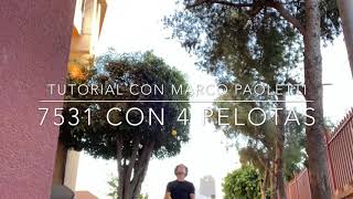 TUTORIAL DE MALABARES - 7531 CON 4 PELOTAS