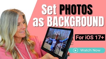 iPad for Beginners: Change Lock & Home Screen Wallpaper Easily (iOS 17+)