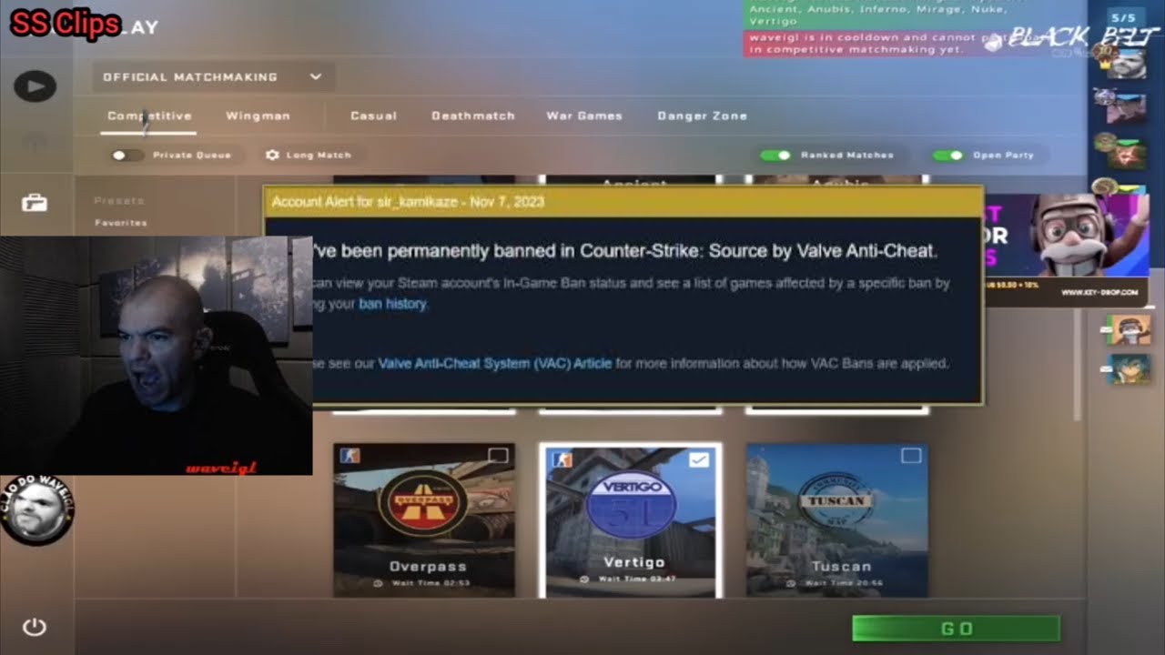 WAVE PERDEU TODAS AS CONTAS!!! (VALVE BANIU ELE DE TUDO)