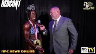 2025 IFBB Olympia Weekend  Tony Doherty Interviews NEW Figure  Winner Rhea Gayle