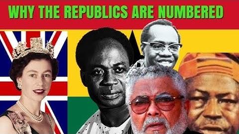 Why We Have The 1st, 2nd, 3rd and 4th Republic.