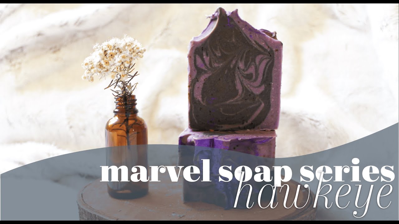 Hawkeye Inspired Cold Process Soap | Oasis Scents | Marvel Soap Series