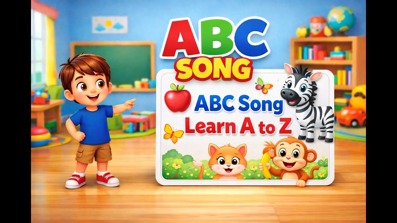 ABC Song for Kids | Learn Alphabets A to Z with Fun Objects | Preschool ...