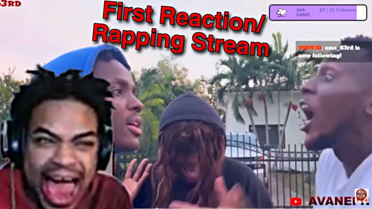 Streamer For Rapping 🔴Reacting to funny videos & rapping on stream for the first time!!! #1 ...