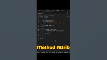 HTML Forms: Action & Method Attributes Explained For Beginners #coding #tutorial #learning #study