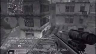 CoD 4 Dazzle Test