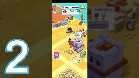 Craft Valley - Gameplay Walkthrough Part 2 - Build Farmer House (iOS/Android)