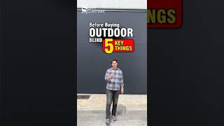5 Things You MUST Know Before Buying Outdoor Blinds | Ultimate Buying Guide
