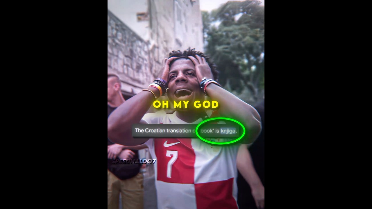 iShowSpeed First Word In Croatia 😂💀