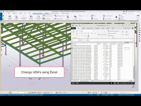 Attribute Import   Updating Tekla UDA's through a Report