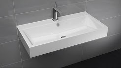 Wall-hung washbasin with overflow installation | PURO and SILENIO | KALDEWEI