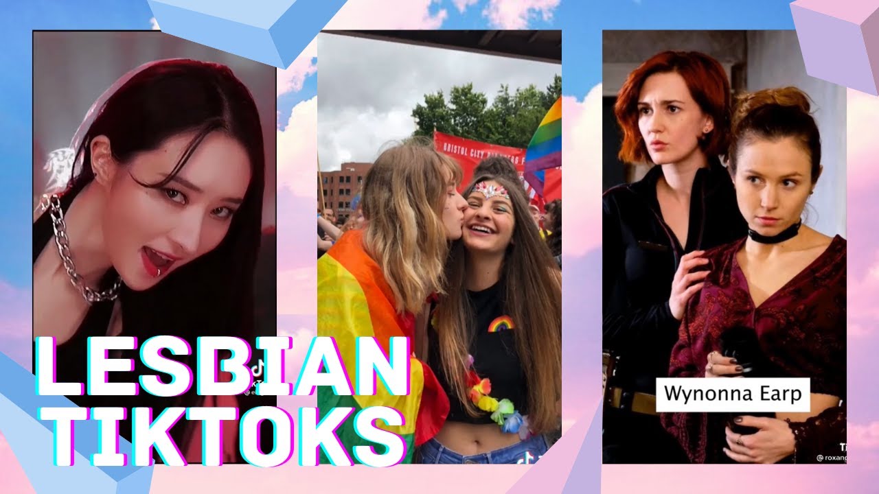 Lesbian (wlw/nblw) TikToks because homoph*bes need to Adam and leave