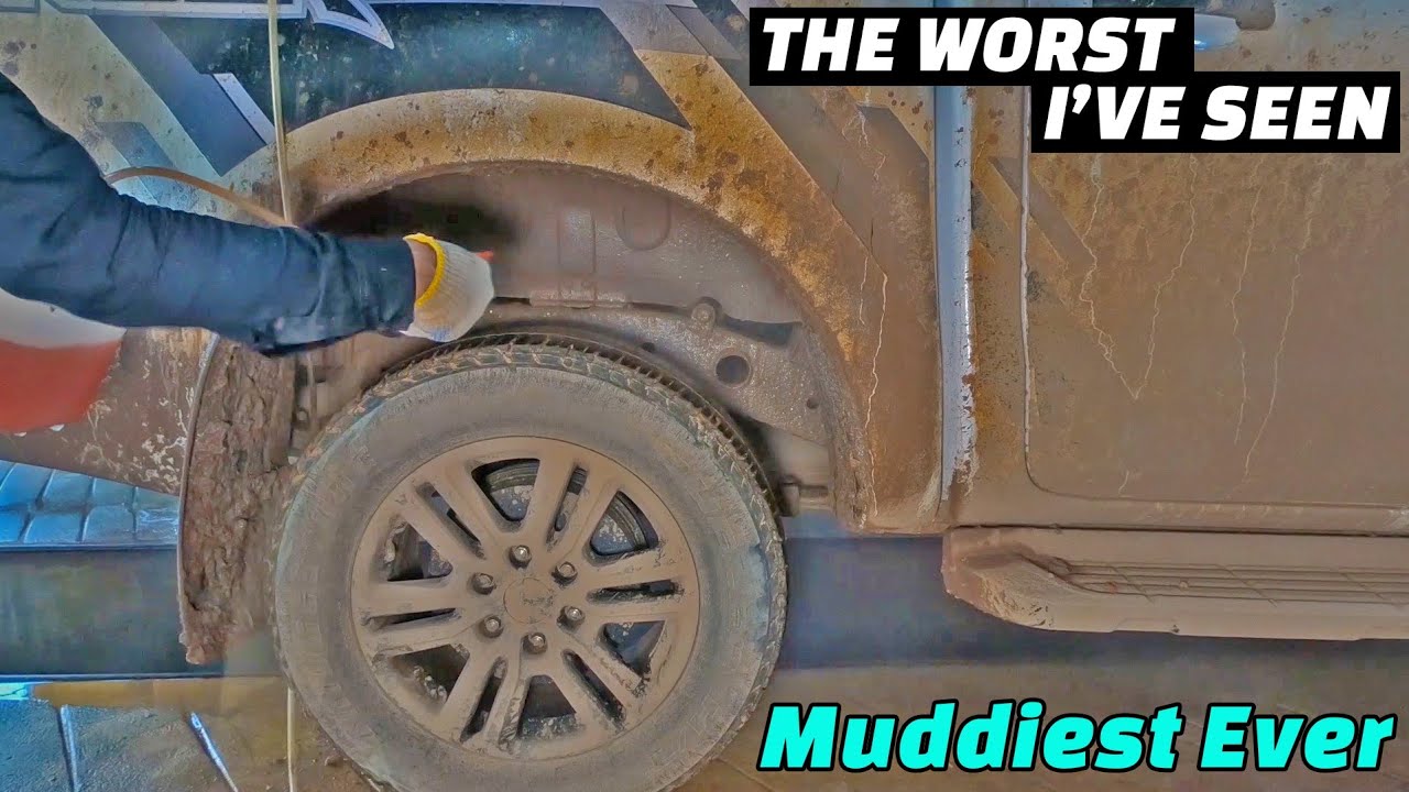 Detailing Super Muddy Deep Clean Ford Ranger Wildtrak 4WD 4x4 Off Road ...