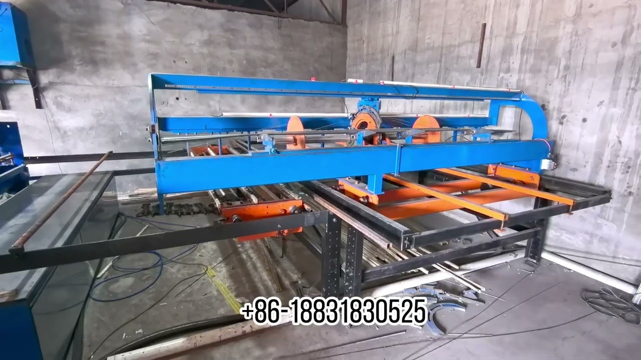 full automatic anti climb fence double hopper welded wire mesh machine /wire mesh welding machine