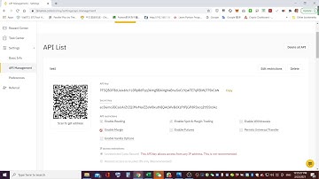 Binance How to create API key for robot trading