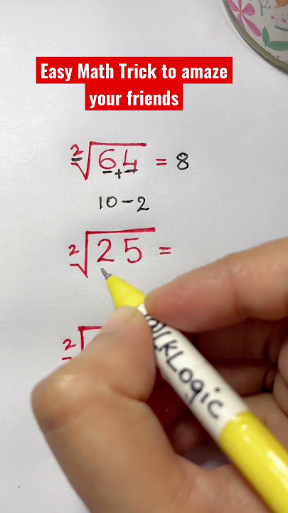 Easy Math trick to amaze your friends | Fun Trick | Limited to only some specific numbers!