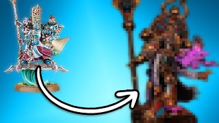 Kitbashing a Tomb Kings Sorcerer for my Thousand Sons