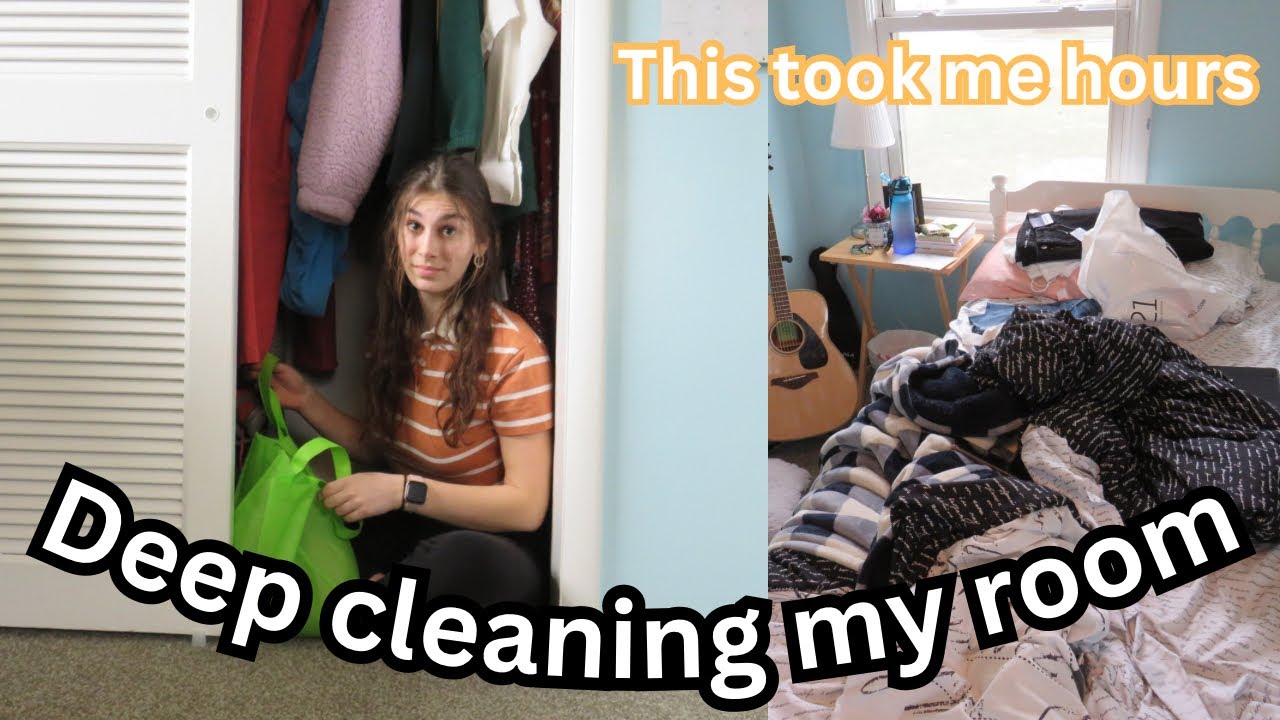 DEEP CLEANING MY ROOM *this took me 4 hours* YouTube