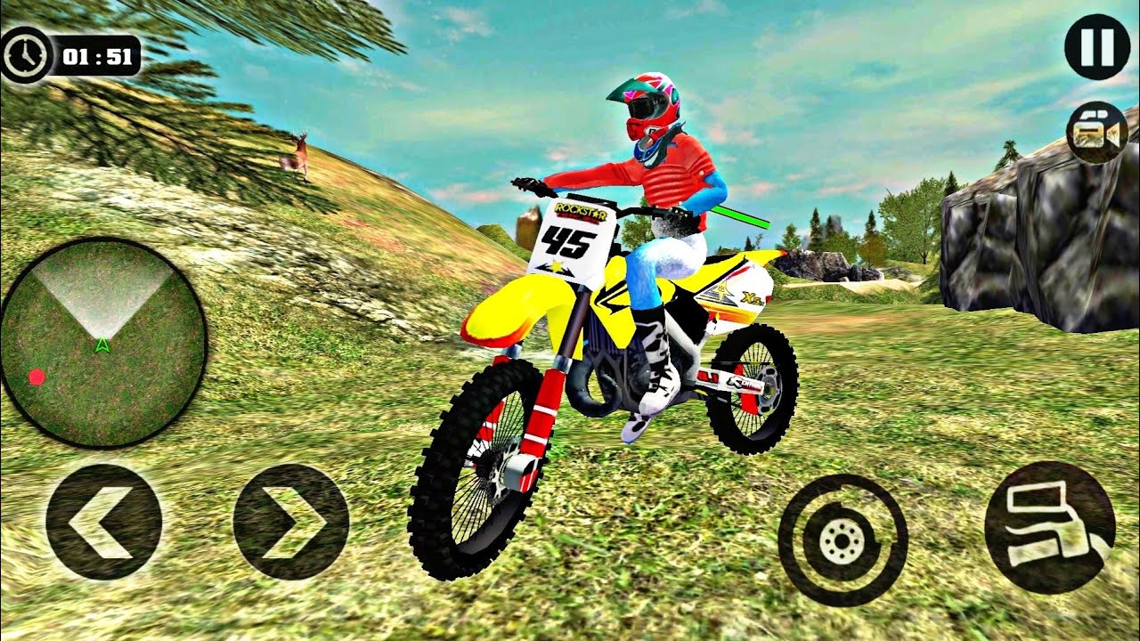 Uphill Offroad Motorbike Rider 🏍️ 💥Gameplay 24√ || Driving Bike In Offroad || Nation GameplaysTv