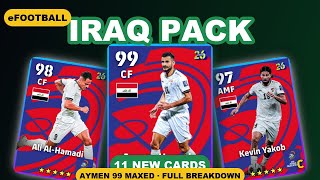 Iraq National Team Pack — FULL Breakdown (Aymen Hussein Maxed!) | eFootball 2026