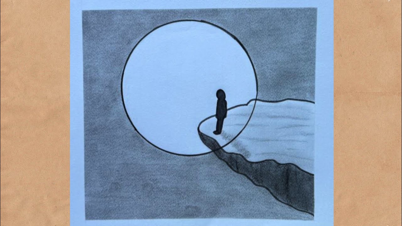 “Lonely Boy Drawing Easy | Sad Aesthetic Pencil Sketch Tutorial (Step by Step)”