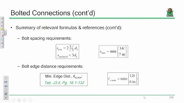 CE 414 Lecture 17:  Bolted Connection Analysis (2020.02.21)