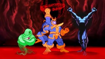 Marvel vs Capcom 2: Blackheart, Shuma Gorath, and Thanos arcade playthrough