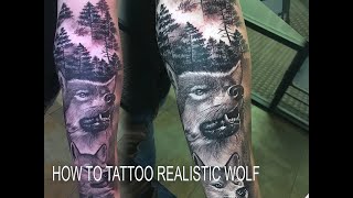 WOLF TATTOO REAL TIME