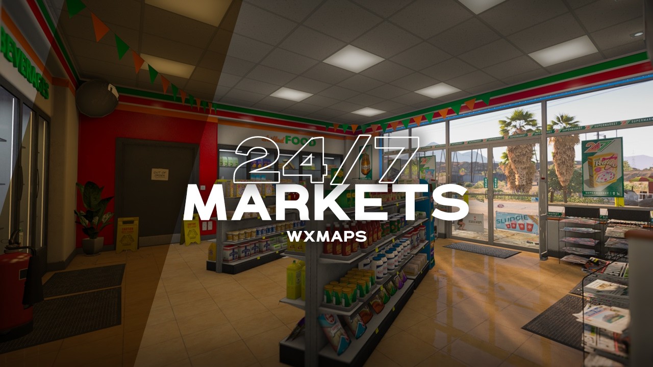 24/7 Supermarkets [FiveM Interior - GTAV MLO]