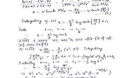 Rectilinear Motion in a Resisting Medium II ,BSc-III(Mathematics),By:VEENA SHARMA