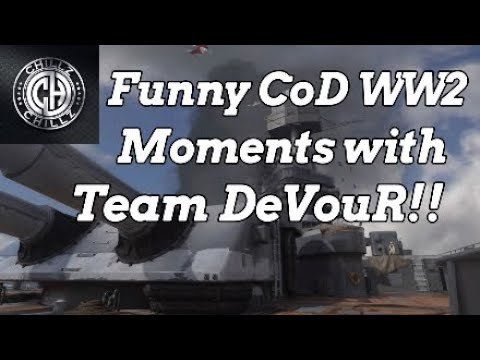 FUNNY Moments with Team DeVouR!! [CoD WW2: 4v4 GB] - YouTube