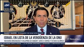 Embajador de Israel en la ONU a i24NEWS: No vamos a colaborar con el secretario general Guterres