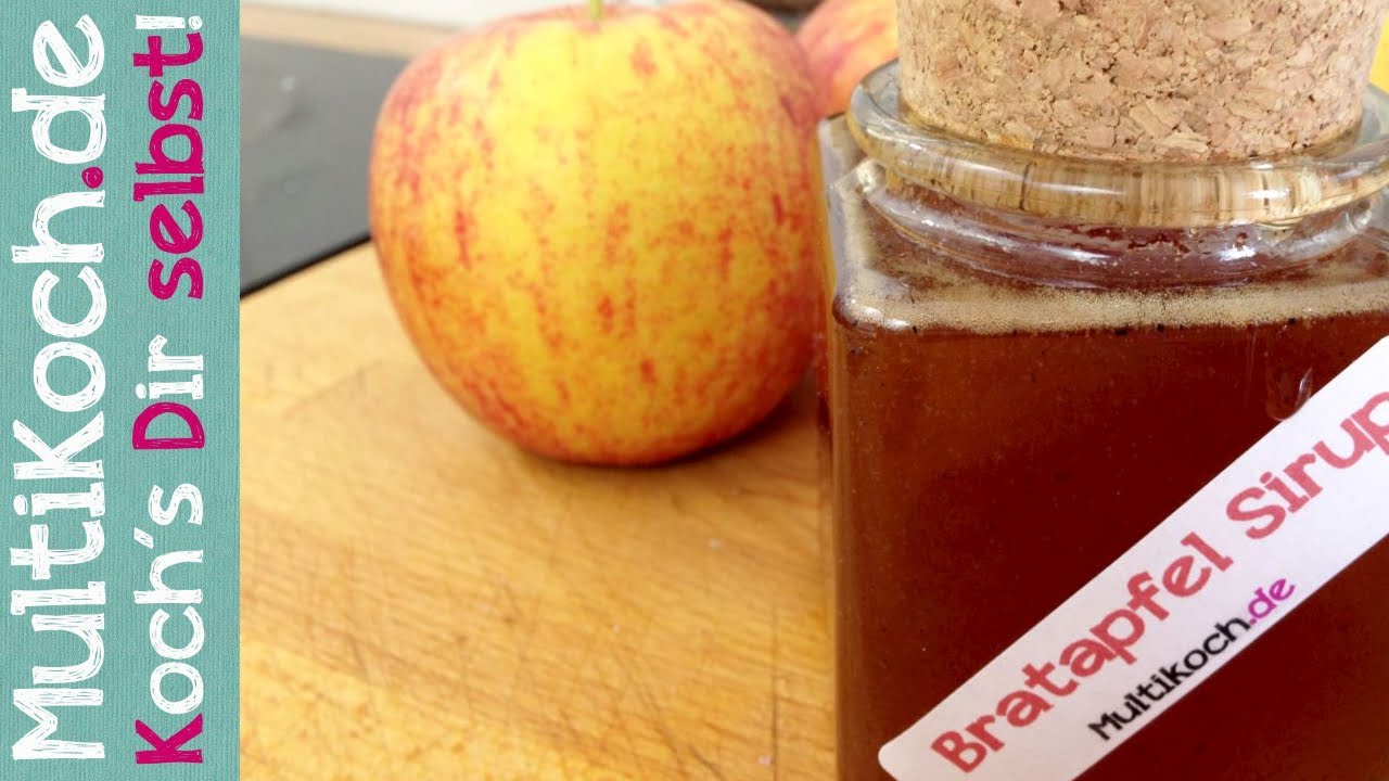 Bratapfel Sirup Fur Tee Und Kaffee 