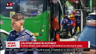 CĂLĂTORI RĂNIȚI ÎN AUTOBUZ. Știri B1TV_30 mai 2024