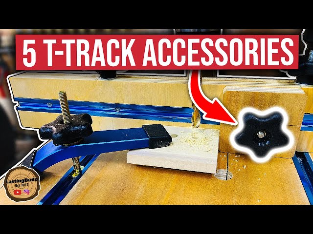 Improve Your Shop-Made Jigs Using T-tracks And These Five Accessories! 