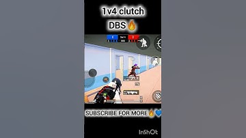 1v4 DBS clutch☠️🔥 #1vs4 #1million #bgmi #dbs #viral #shorts #jonathan #subscribe